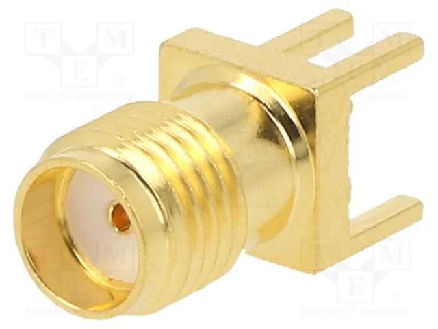 Tomada, Sma, Fêmea, de Borda,Middle Board Mount, Horizontais, 50o