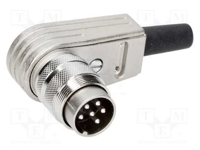 Conector: M16, ficha, macho, solda, com cabo, PIN.