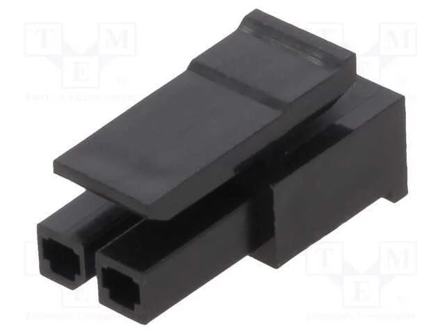 Ficha, Fio-Placa, Fêmea, Minitek Pwr 3.0, 3mm, Pin: 2, -40÷105c