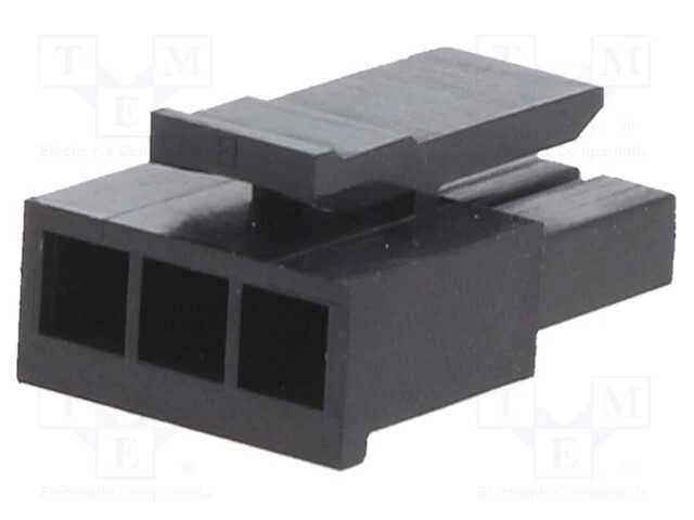 Ficha, Fio-Placa, Fêmea, Minitek Pwr 3.0, 3mm, Pin: 3, -40÷105c