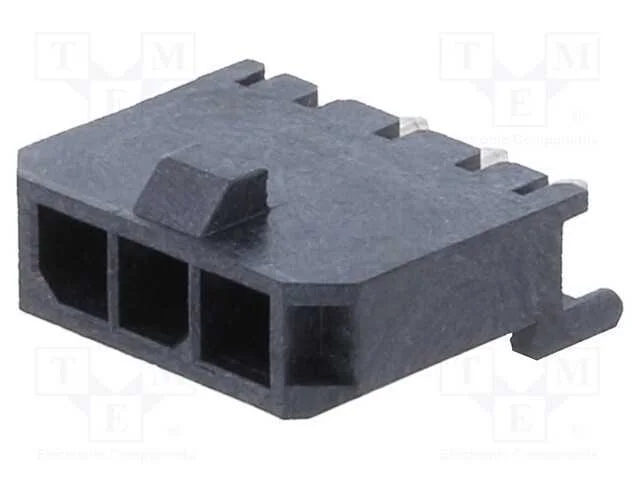 Ficha, Fio-Placa, Fêmea, Minitek Pwr 3.0, 3mm, Pin: 2, -40÷105c