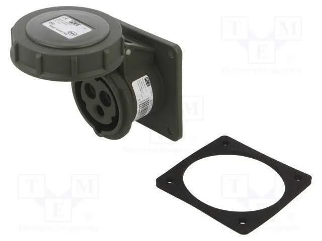 Conector: de alimentação AC 3 fases, tomada, fême.