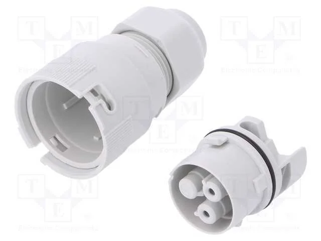Conector: de alimentação, terminal parafusado, fê.