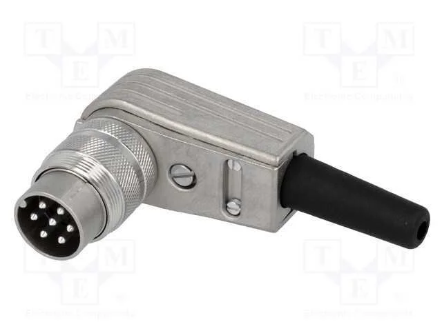 Conector: M16, ficha, macho, solda, com cabo, PIN.