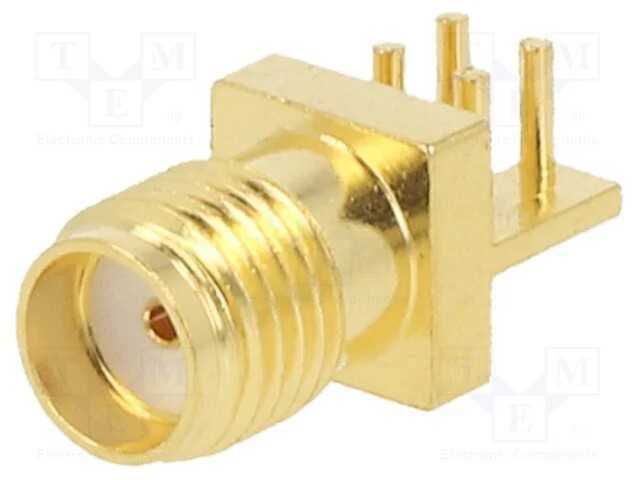 Tomada, Sma, Fêmea, de Borda, Angulares, 50o, Smt,Tht, para Pcb
