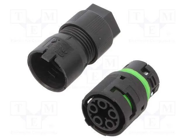 Conector: de alimentação, terminal parafusado, fê.
