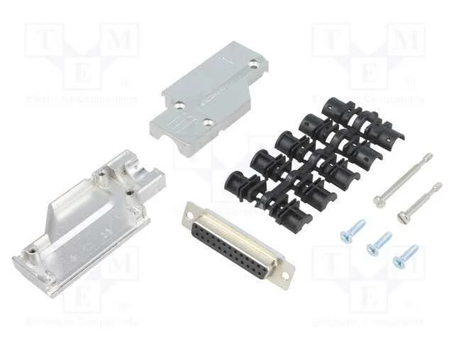 D-Sub, PIN: 25, ficha, fêmea, angulares 90, solda.