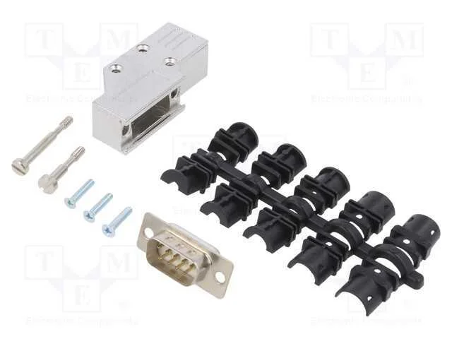 D-Sub, PIN: 9, ficha, macho, angulares 90, solda,.