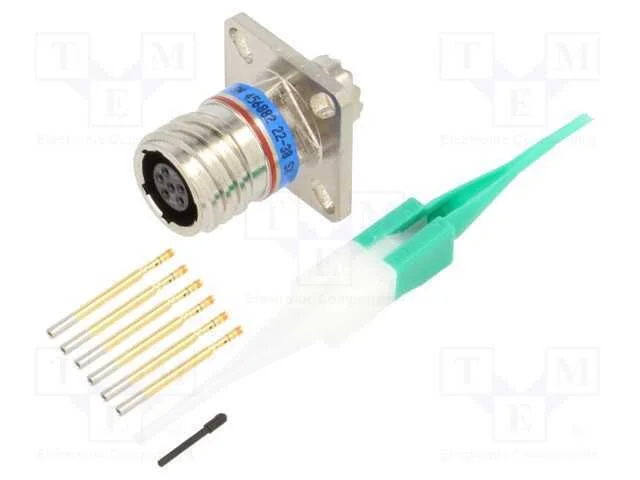 Conector: militar, tamanho 9, MIL-DTL-38999 Serie.
