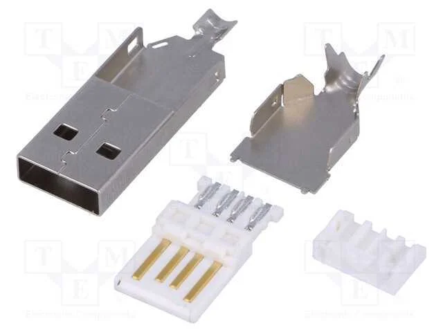 Ficha, Usb A, Solda