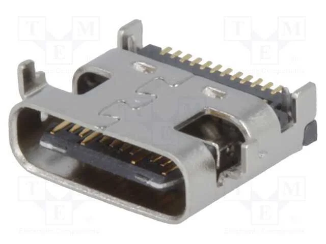 Tomada, Usb C, Smt, Angulares 90, Usb 3.1