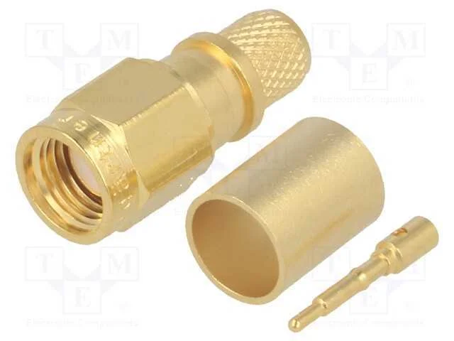 Ficha, SMA, macho, simples, 50O, B7808A,CNT-240,H.