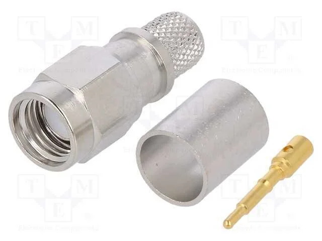 Ficha, SMA, macho, simples, 50O, B7808A,CNT-240,H.