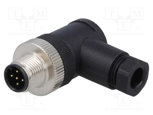 Ficha, M12, Pin: 5, Macho, Código A-Devicenet / Canopen, com Cabo