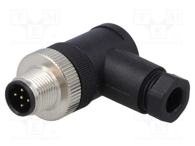 Ficha, M12, Pin: 5, Macho, Código B-Profibus, com Cabo, Ip65,Ip67