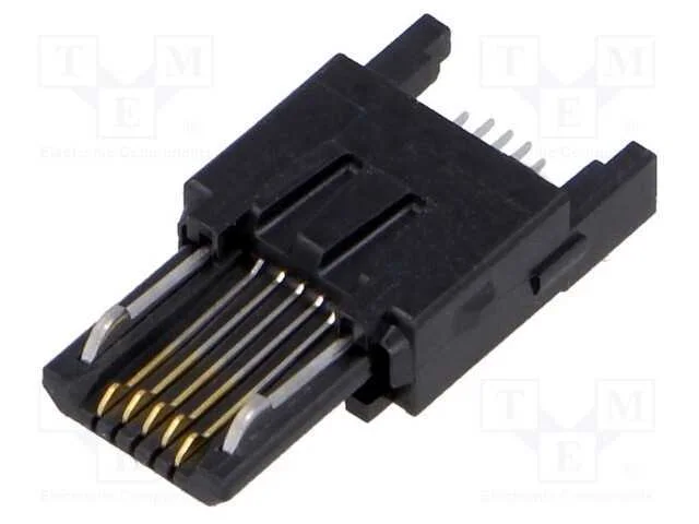 Ficha, Usb B Micro, Zx, para Pcb, Smt, Pin: 5, Horizontais, Usb 2.0
