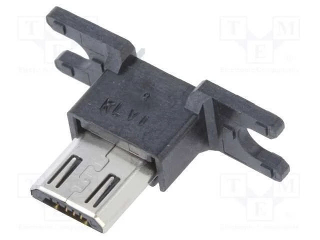 Ficha, Usb B Micro, Zx, Colarinho (2 Aberturas),Para Pcb, Pin: 5
