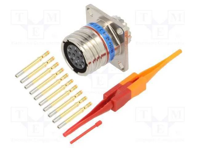 Conector: militar, tamanho 13, MIL-DTL-38999 Seri.