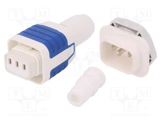 Conector: de alimentação, macho + fêmea, 4455,476.