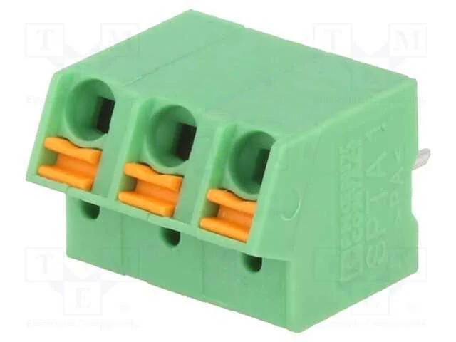 Pcb Bloco Terminal, Angulares, 5mm, Faixas: 3, para Pcb, 0,2÷1mm2