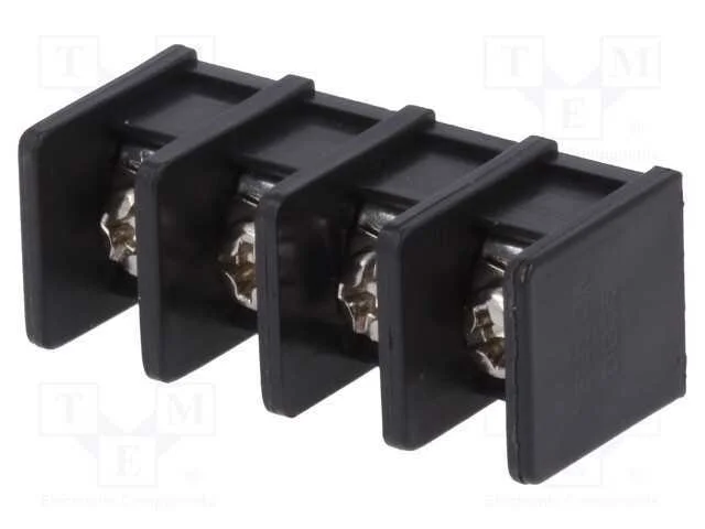 Pcb Bloco Terminal, Simples, 8,25mm, Faixas: 4, para Pcb, 4mm2
