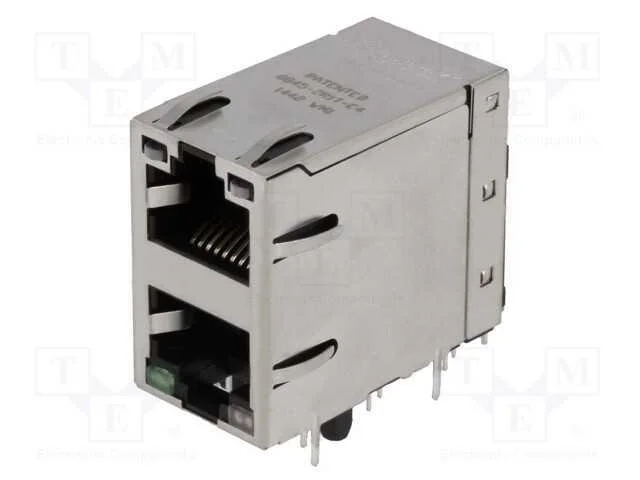 Tomada, RJ45, PIN: 8, blindadas,duplas,com díodo .