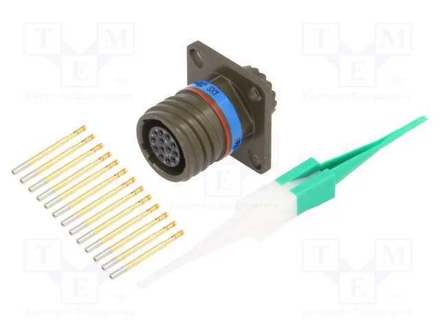 Conector: militar, tamanho 11, MIL-DTL-38999 Seri.