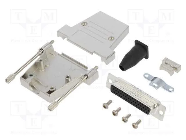 D-Sub HD, PIN: 44, fêmea, simples, solda, com cab.