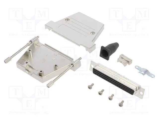 D-Sub HD, PIN: 62, fêmea, simples, solda, com cab.