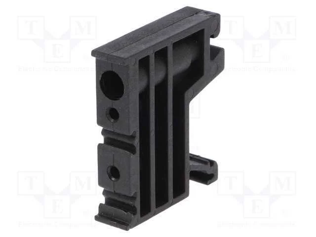 Suporte, Preta, Larg: 10mm, Poliamida, Ts35, -25÷120c, Ul94v-0, Zug