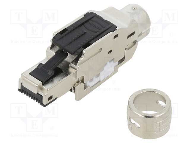Ficha, RJ45, PIN: 4, Cat: 5, blindadas, Sistema: .