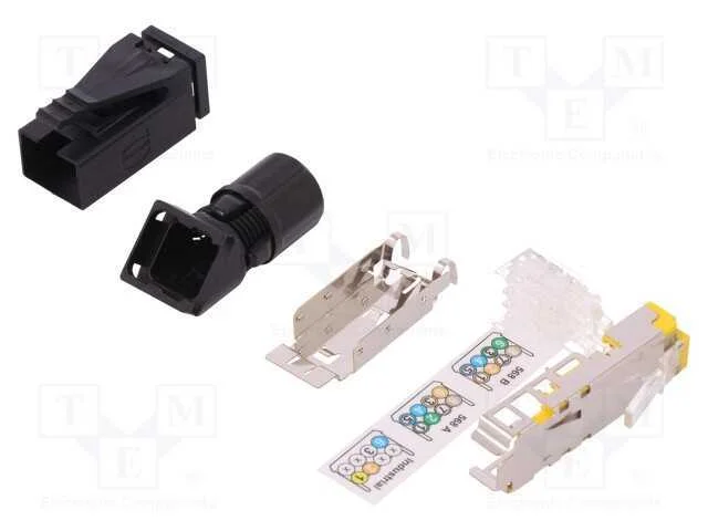 Ficha, RJ45, PIN: 8, Cat: 6, blindadas, Sistema: .