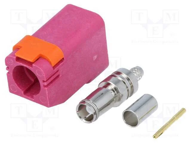 Conector: Fakra, Fêmea, Ficha, Cerrar, Polarização: H-Violet