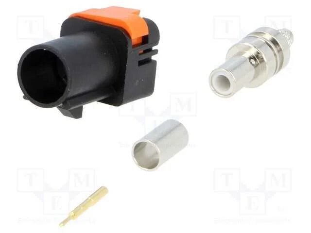 Conector: Fakra, Macho, Ficha, Cerrar, Polarização: A-Jet Black