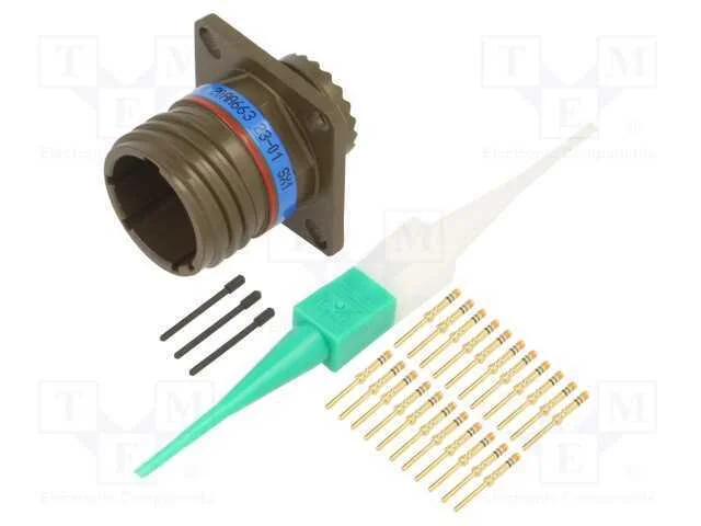 Conector: militar, tamanho 13, MIL-DTL-38999 Seri.