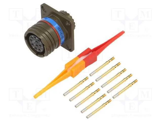 Conector: militar, tamanho 13, MIL-DTL-38999 Seri.