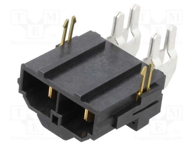Tomada, Fio-Placa, Macho, Mini-Fit Sr, 10mm, Pin: 2, 50a, Tht, 600v