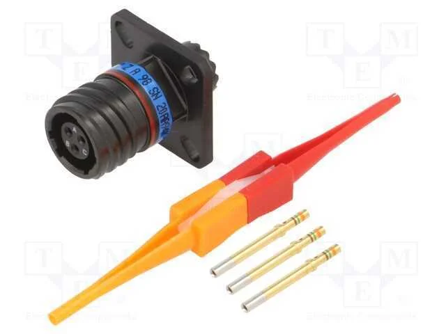 Conector: militar, tamanho 9, MIL-DTL-38999 Serie.
