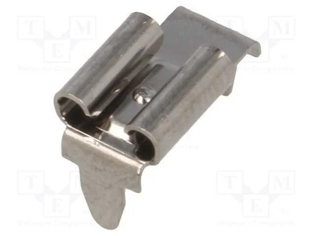 Conetor: plano, 5,2mm, 0,5mm, macho, THT, latão, .