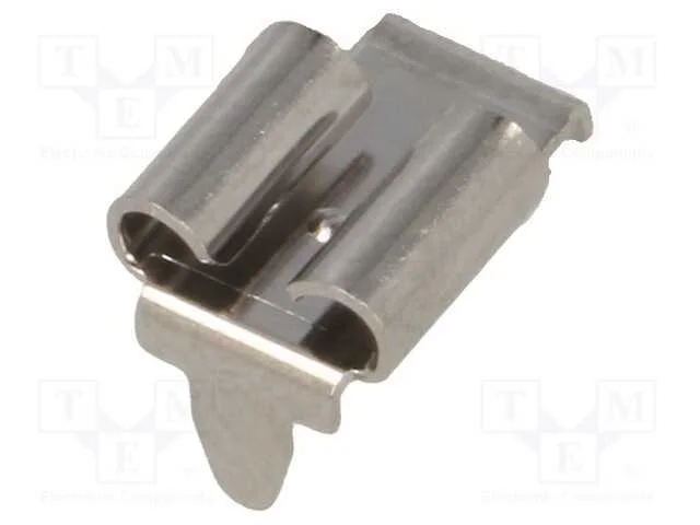 Conetor: plano, 6,4mm, 0,8mm, macho, THT, latão, .
