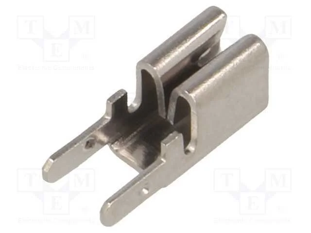 Conetor: plano, 6,4mm, 0,5÷0,8mm, macho, dupla, T.