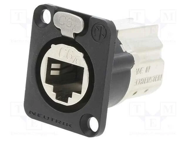 D-Shape Cat6a Painel Connector Shielded Feedthroug