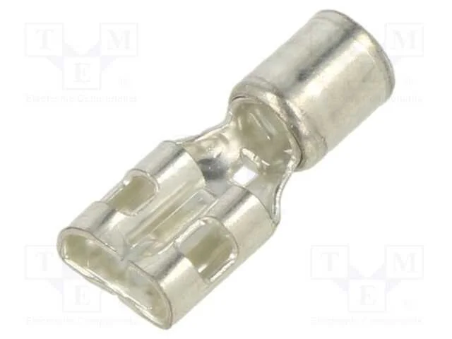 Conetor: plano, 6,3mm, 0,8mm, macho, 4÷6mm2, cerr.