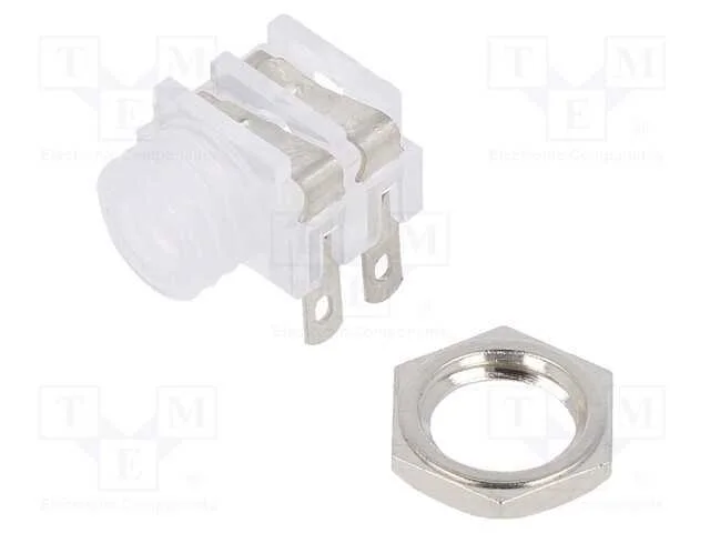 Tomada, Jack 3,5mm, Fêmea, Mono, Faixas: 2, Angulares 90, Solda