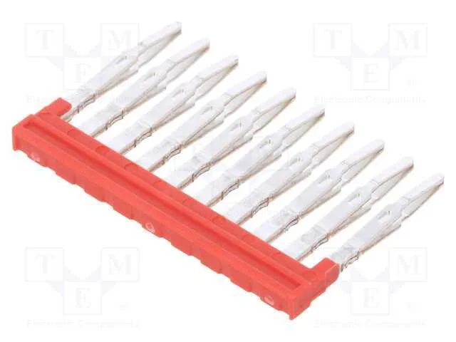 Ponte de pino, faixas: 10, vermelho, série A
