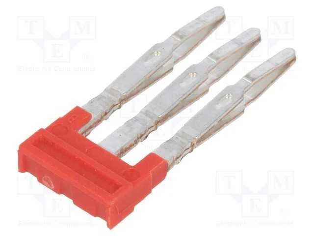 Ponte de pino, faixas: 3, vermelho, série A