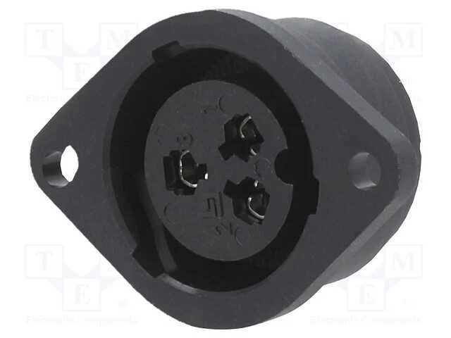 Conector: Redondos, 690, 250v, Pin: 3, Tomada, Fêmea, Solda, 10a, Ip40