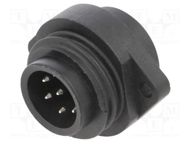 Conector: Redondos, 692,693,Rd24, 250v, Pin: 7, Tomada, Macho, Solda