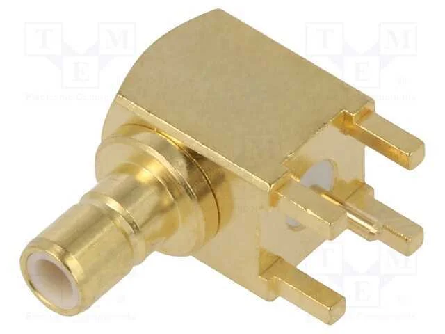 Tomada, SMB, fêmea, angulares 90, THT, para PCB, .