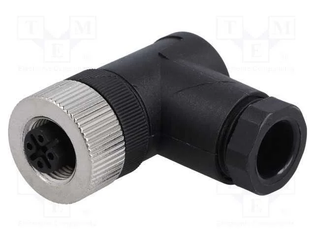 Ficha, M12, Pin: 5, Fêmea, Código B-Profibus, com Cabo, Ip65,Ip67